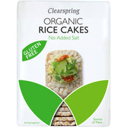 Clearspring Wholegrain Rice Cakes No Added Salt - Organic 130g