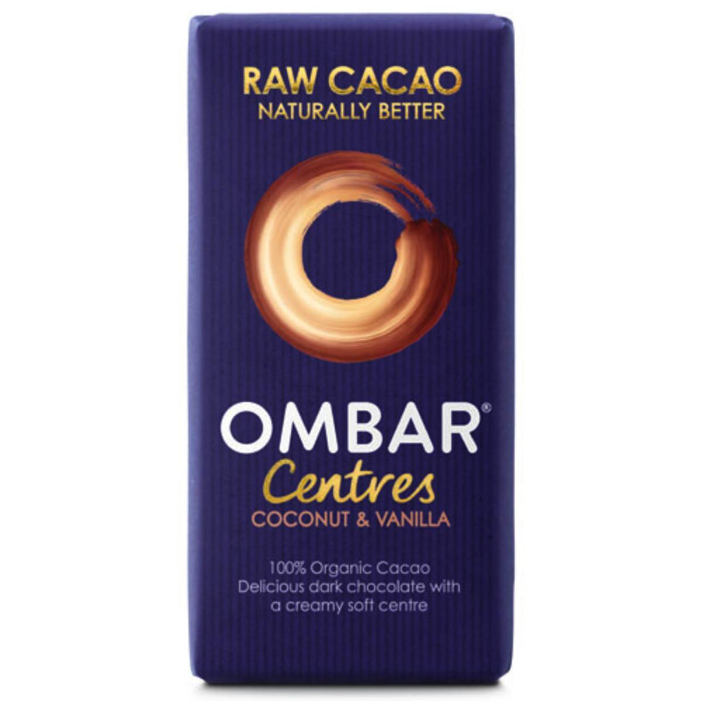 Ombar Coconut & Vanilla Raw Chocolate Centre Org 35g x 10