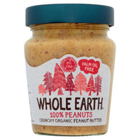 Whole Earth Peanut Butter - Crunchy 100% Nuts 227g