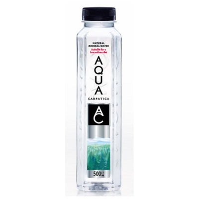Aqua Carpatica Still Natural Mineral Water - Sodium Free 500ml x 12