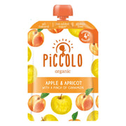 Piccolo Apple & Apricot With Cinnamon 6m+ 100g x 5