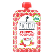 Piccolo Cherry & Yoghurt With Wholegrain Oats 6m+ 100g x 5