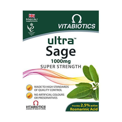 Vitabiotics - Ultra Letsultra Sage Tablets 30s