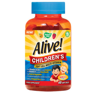 Natures Way Alive! Childrens Softgel Multivitamin 60s