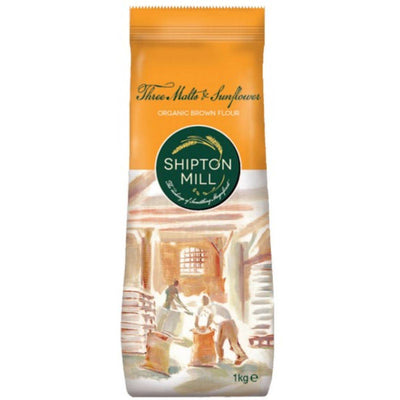 Shipton Mill Three Malts Sunflower Brown Flour 1Kg x 6