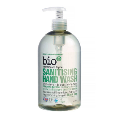 Bio-D Sanitising Hand Wash - Rosemary & Thyme 500ml