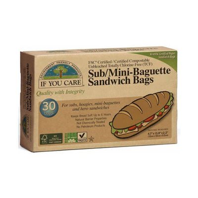 If You Care - Sub & Baguette Sandwich Bags 30s