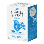 Higher Living Daily Detox Organic Enveloped Tea 15 Bags x 4