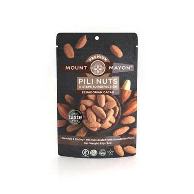 Mount Mayon Pili Nuts - Ecuadorian Cacao 85g x 12
