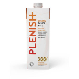 Plenish Organic Unsweetened 6% Cashew M*lk 1Ltr x 8