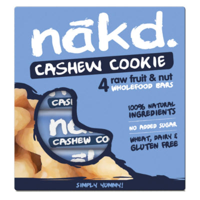 Nakd Cashew Cookie Bar - Multipack (35gx4)