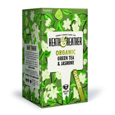 Heath & Heather Organic Green Tea Jasmine 20 Bags