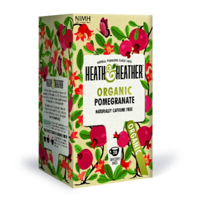 Heath & Heather Organic Pomegranate Tea 20 Bags