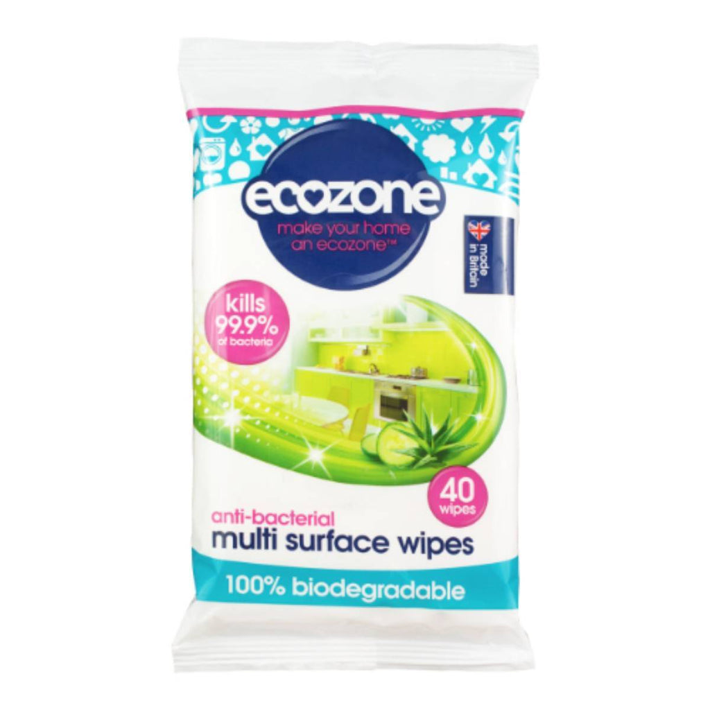 Ecozone Antibacterial Multi Surface Wipes 240g