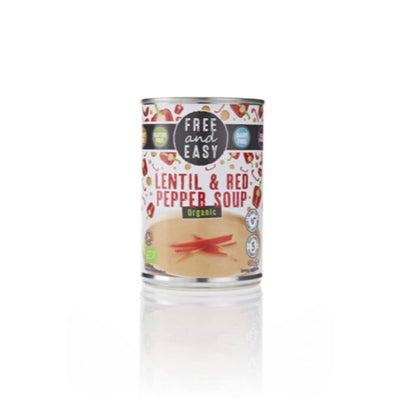 Free & Easy Lentil Red Pepper Soup 400g x 6
