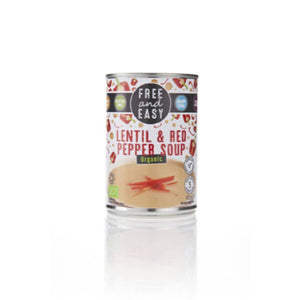 Free & Easy Lentil Red Pepper Soup 400g x 6