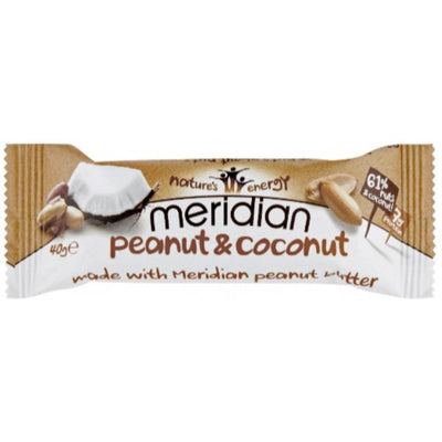 Meridian Peanut & Coconut Bar 40g x 18