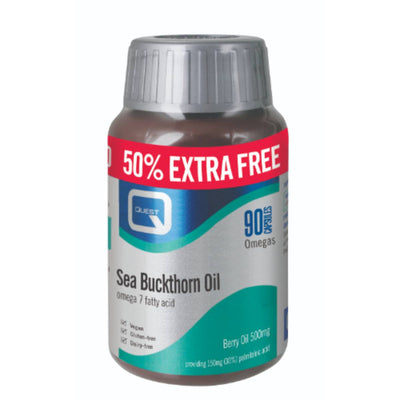 Quest Sea Buckthorn Capsules - 50% Extra (60+30s)