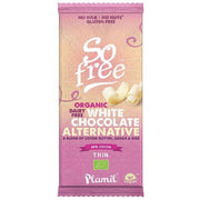 Plamil - So Free Organic White Chocolate Alt Thin 70g x 12
