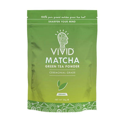 Vivid Organic Ceremonial Matcha Green Tea Powder 30g