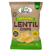 Eat Real Lentil Sea Salt Chips - Organic 100g x 10