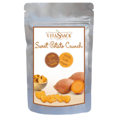 Vitasnack 100% Organic Raw Sweet Potato Crunch 26g x 10