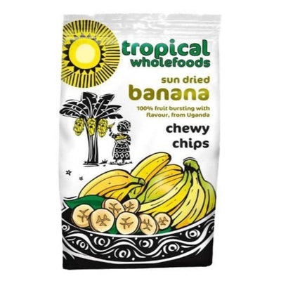 Tropical/W Tropical Wholefoods Organic Fairtrade Chewy Banana Chips 150g