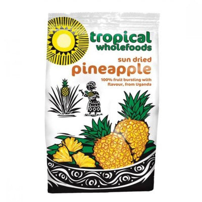 Tropical/W Tropical Wholefoods Organic Fairtrade Dried Pineapple 100g