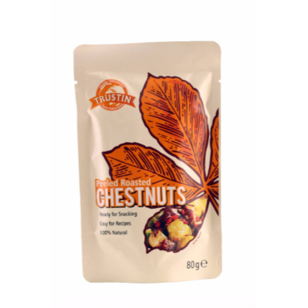Trustin Foods Peeled Roasted Chestnuts 80g x 12