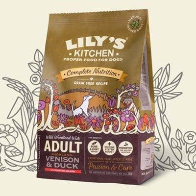 Lilys Kitchen Venison & Duck Dry Food For Dogs 2.5kg