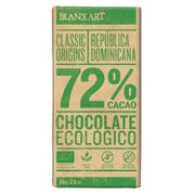 Blanxart Organic Dominica Dark 72% Chocolate 80g x 12