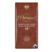 Divine High Cocoa 45% Milk Chocolate Bar 90g x 15