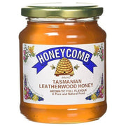 Honeycomb Tasmanian Leatherwood Clear Honey 340g