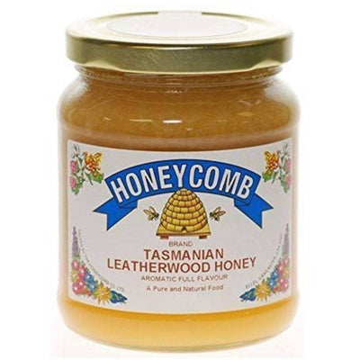 Honeycomb Tasmanian Leatherwood Set Honey 340g