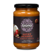Biona Satay Spicy Peanut Simmer Sauce Organic 350g