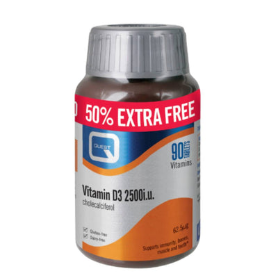 Quest Vitamin D 2500Iu - Extra Fill 60+30s
