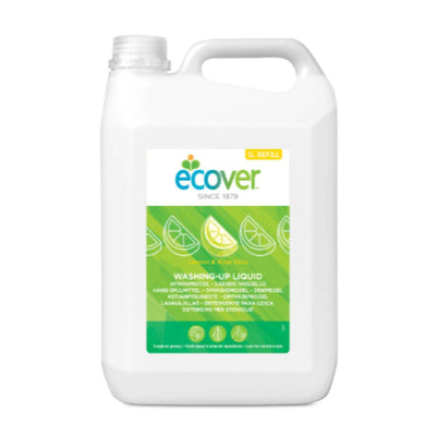 Ecover Washing Up Liquid - Lemon & Aloe 5Ltr