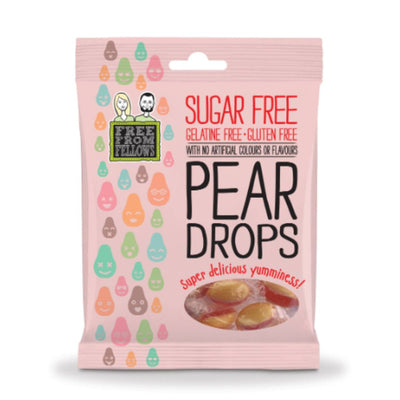Free From Fellow Fellows Pear Drops Hard Boiled Sweets 70g