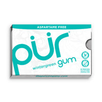 Pur Wintergreen Gum - Blister 9 Piece x 12