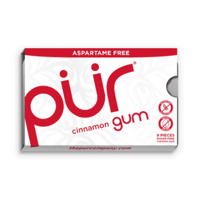 Pur Cinnamon Gum - Blister 9 Piece x 12
