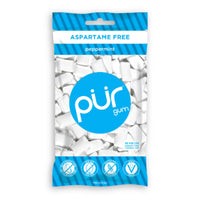 Pur Peppermint Gum - Bag 55 Piece x 12