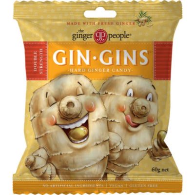 Ginger People Gin Gins Hard Boiled Candy Bag 60g