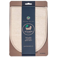 Eco Bath Natural Loofah Mitt Single