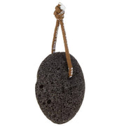 Eco Bath Natural Black Pumice Stone With Rope Single