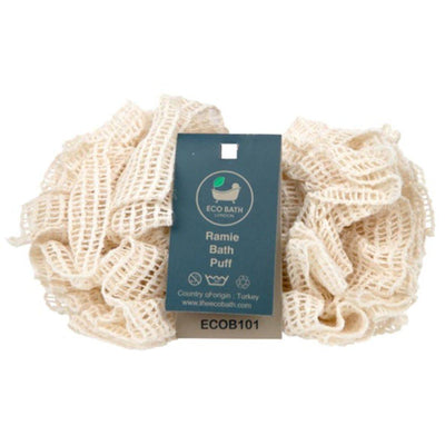 Eco Bath Ramie Pouf Single
