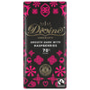 Divine 70% Dark Chocolate - Raspberry 90g x 15