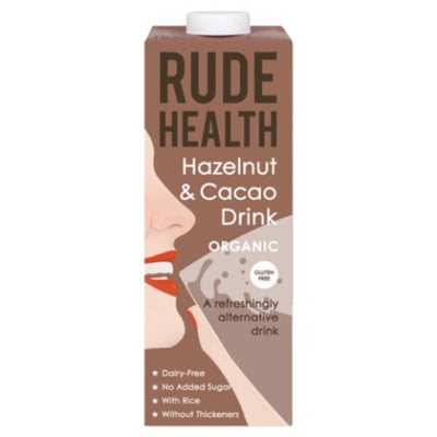 Rude Health Organic Hazelnut & Cacao Drink 1Ltr