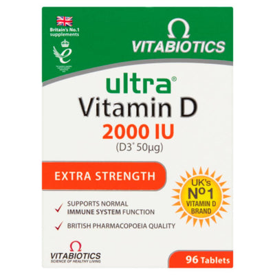 Vitabiotics Ultra Vitamin D 2000Iu Tablets 96s