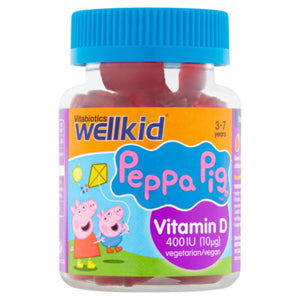Vitabiotics Wellkid Peppa Pig Vitamin D Pastilles 30s