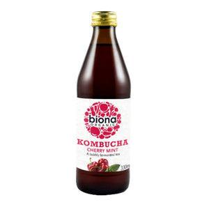 Biona Organic Kombucha Sour Cherry Mint 330ml x 6